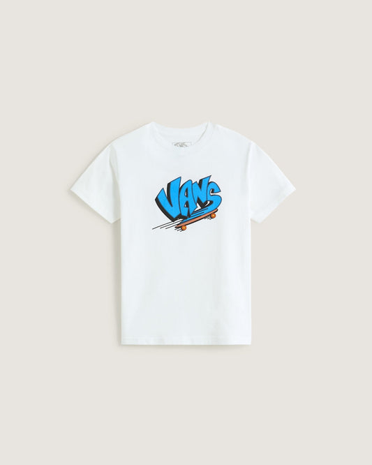 Little Kids Vans Sk8 T-Shirt in White | Vans sale