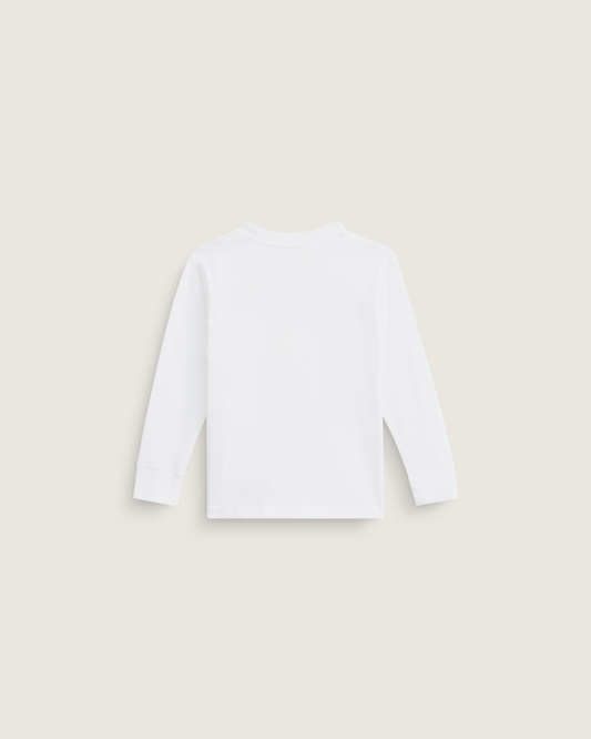 Little Kids Sun Dip Long Sleeve T-Shirt in White | Vans discount