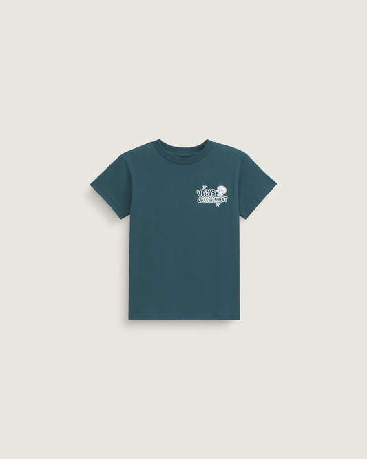 Little Kids Vans Entertainment T-Shirt in Mossy Olive Green | Vans outlet
