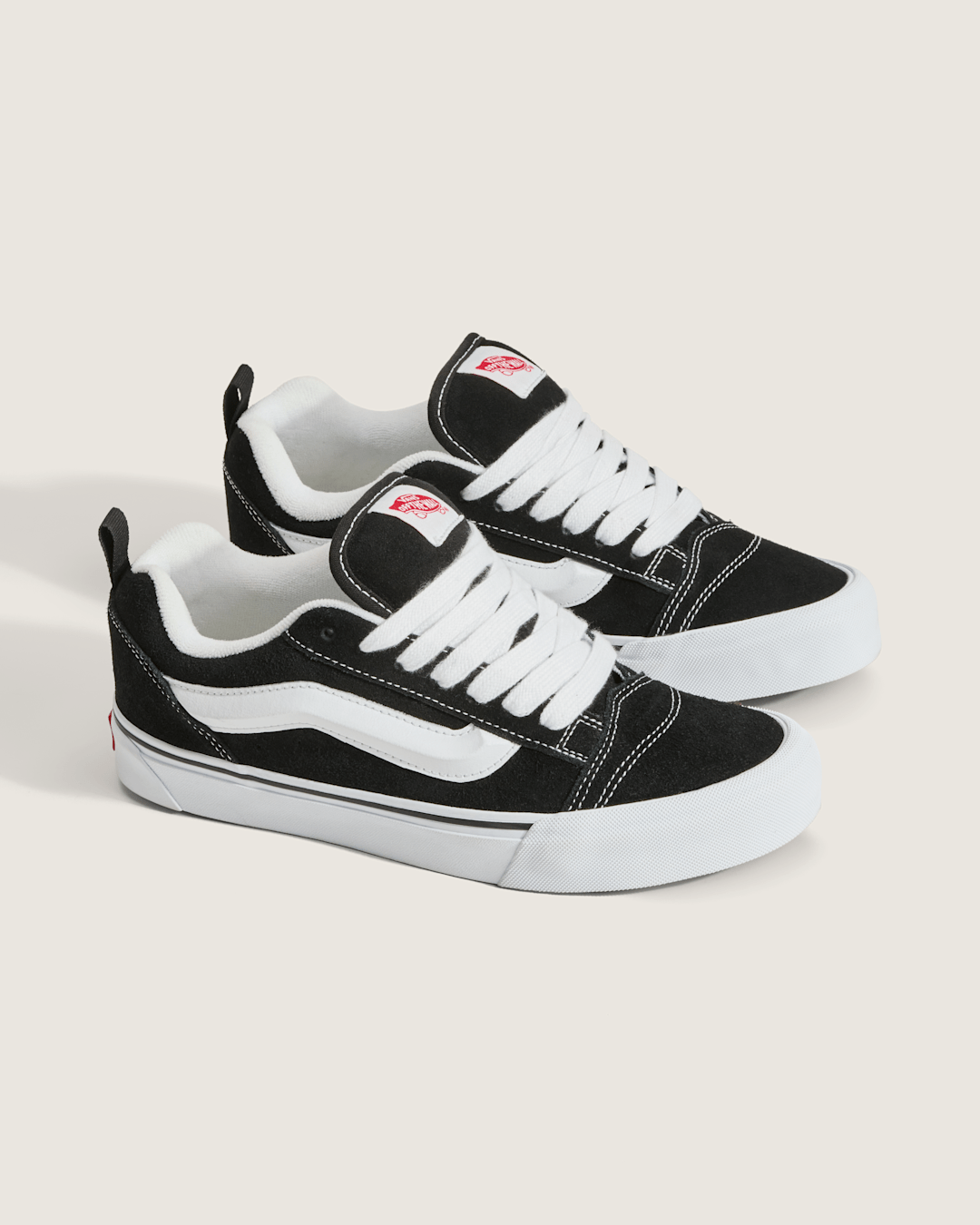 Knu Skool Shoe in Black / True White | Vans sale