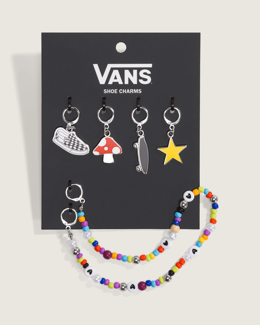 Vans Beaded Board Shoe Charm Set in Red | Vans sale