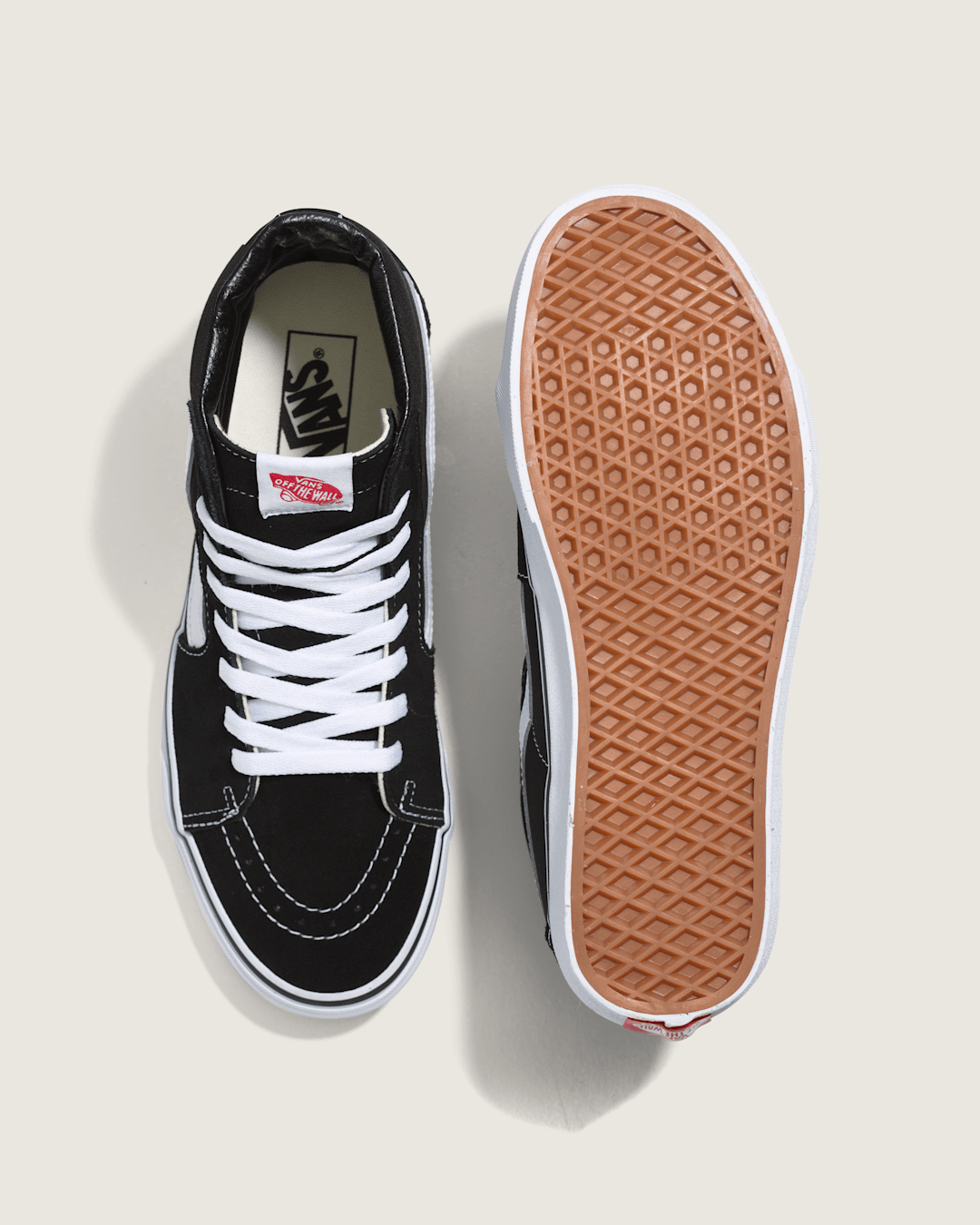 Sk8-Hi Black/Black/White Classics Shoe | Vans discount