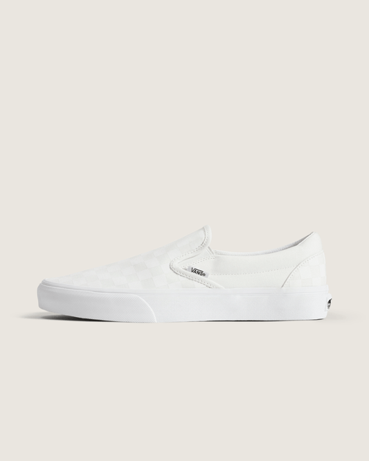 Classic Checkerboard Slip-On True White/True White Classics Shoe | Vans near me