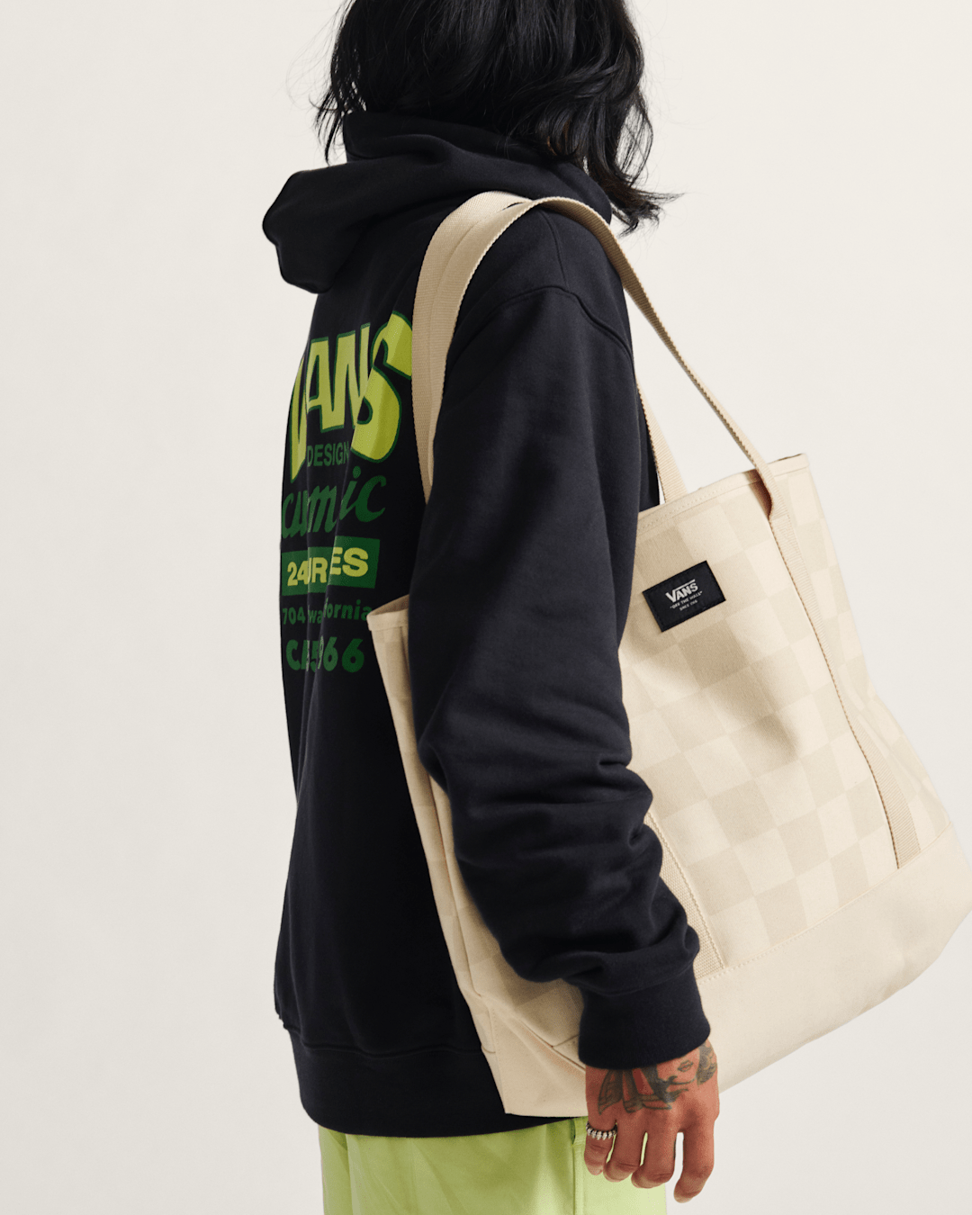 Pergs Tote Bag in Oatmeal Beige | Vans near me