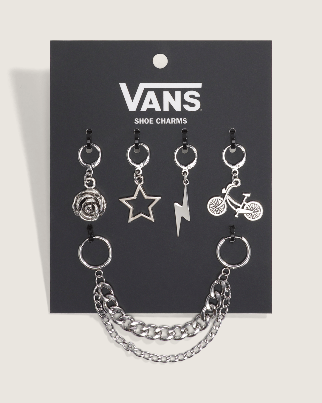 Vans Bold and Bloom Shoe Charm Set in Grey | Vans online