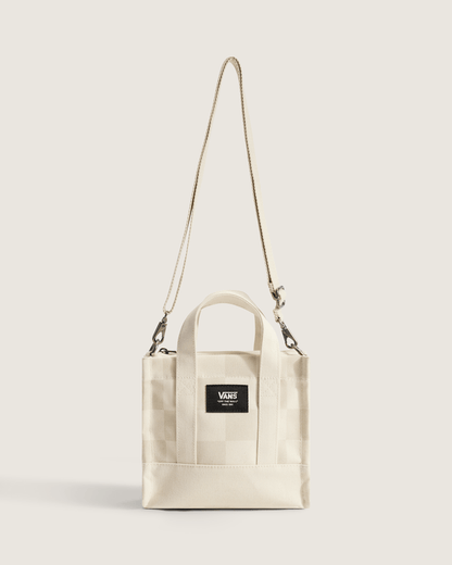Lil Pergs Checkerboard Tote Bag in Oatmeal Beige | Vans near me