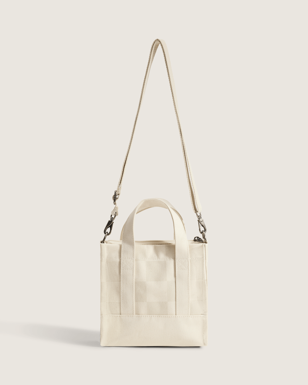 Lil Pergs Checkerboard Tote Bag in Oatmeal Beige | Vans near me
