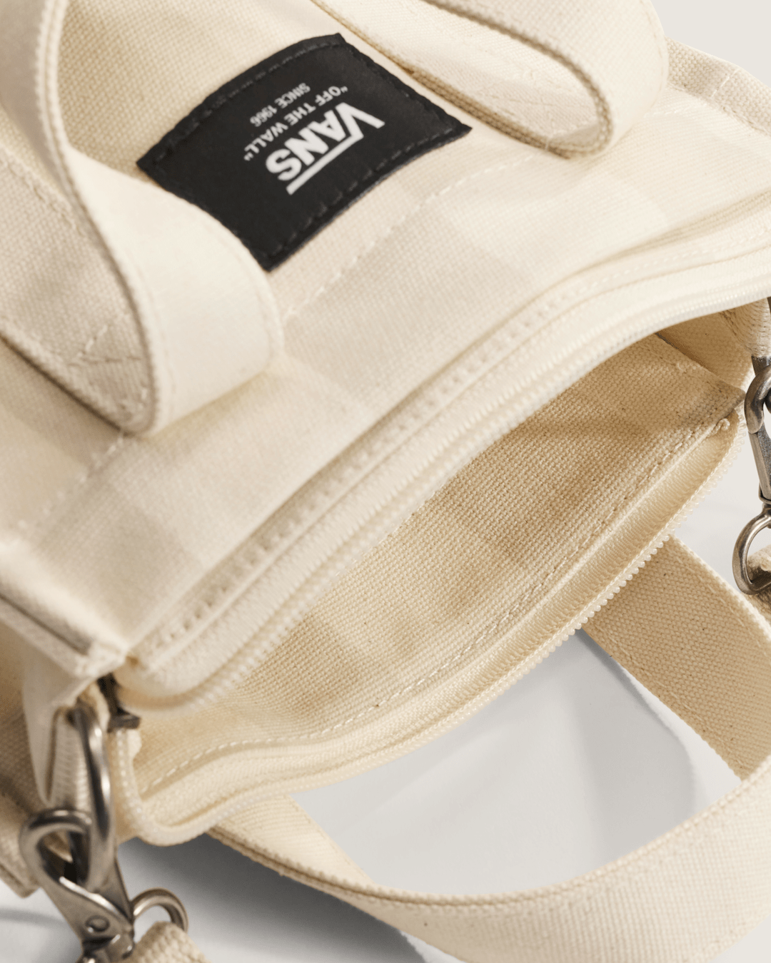 Lil Pergs Checkerboard Tote Bag in Oatmeal Beige | Vans near me