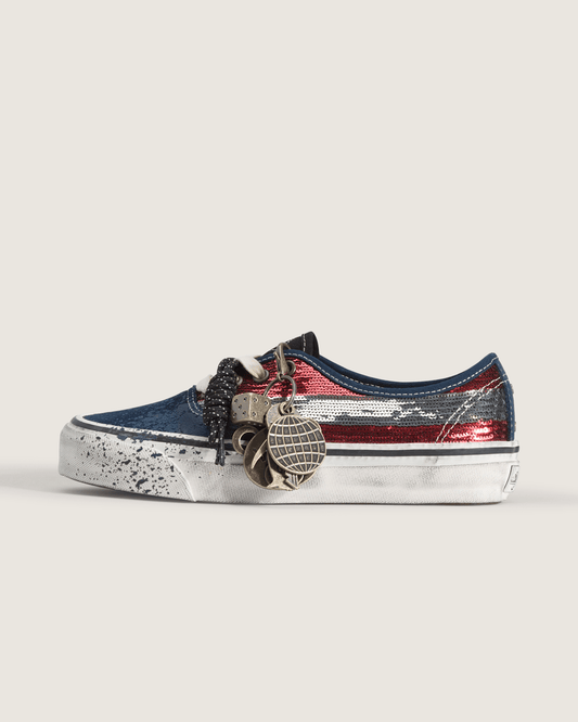 Premium Authentic "Charms" Shoe in Red / Navy | Vans online