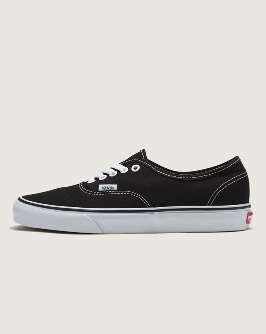 Authentic Wide Shoe in Black / White | Vans on sale