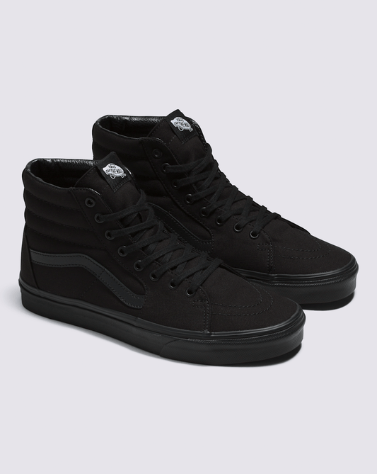 Sk8-Hi Wide Canvas Black/Black Classics Shoe | Vans discount