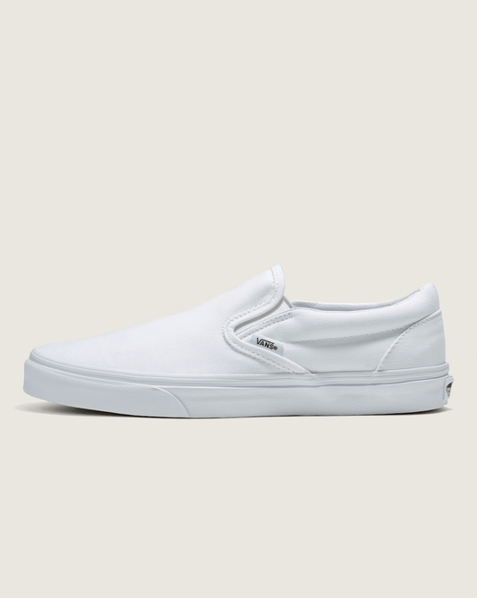 Classic Slip-On Wide Canvas True White Classics Shoe | Vans near me