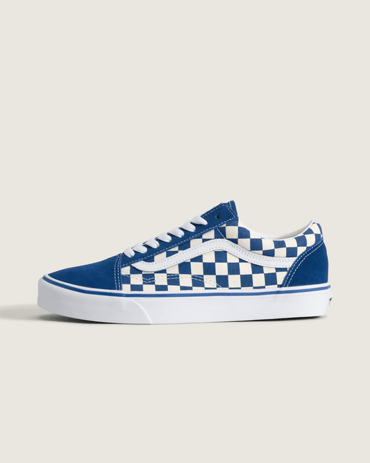 Old Skool Checkerboard Shoe in Checkerboard True Blue / White | Vans discount