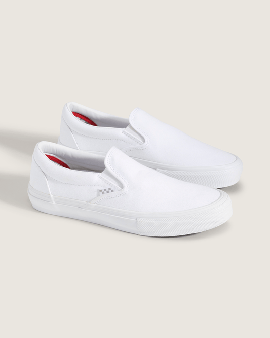 Skate Slip-On True White Skate Shoe | Vans discount