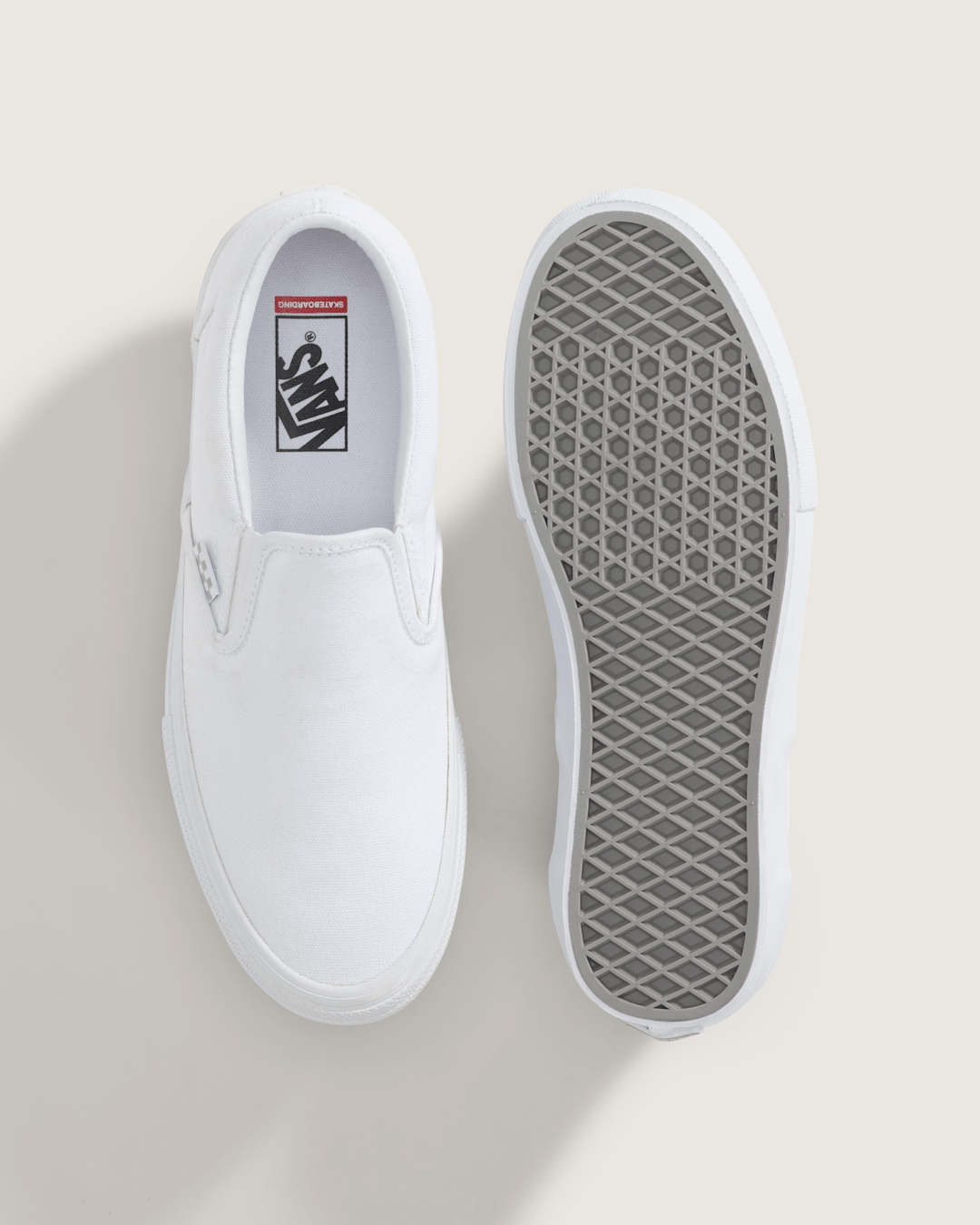 Skate Slip-On True White Skate Shoe | Vans discount