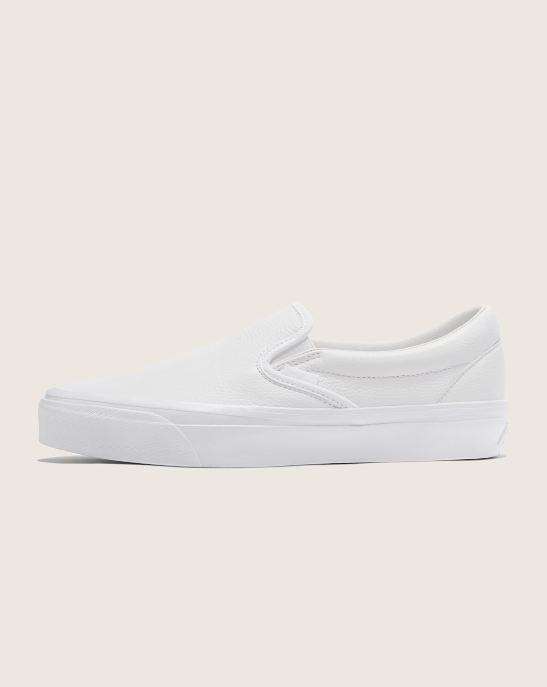 Premium Classic Slip-On Shoe in White | Vans discount
