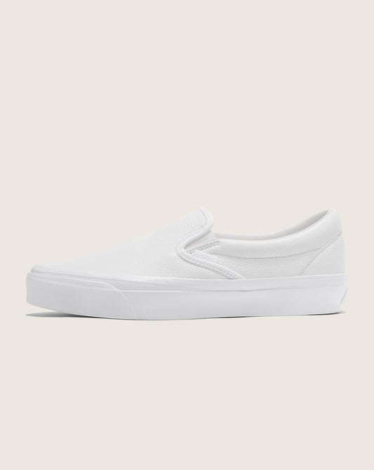Premium Classic Slip-On Shoe in White | Vans discount