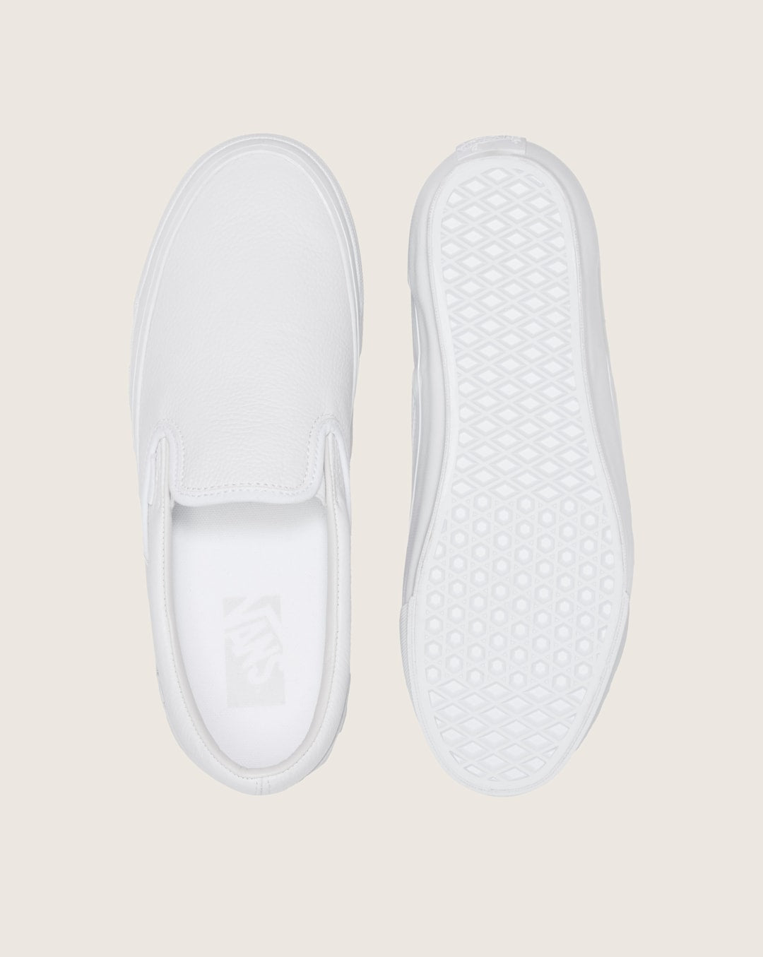 Premium Classic Slip-On Shoe in White | Vans discount