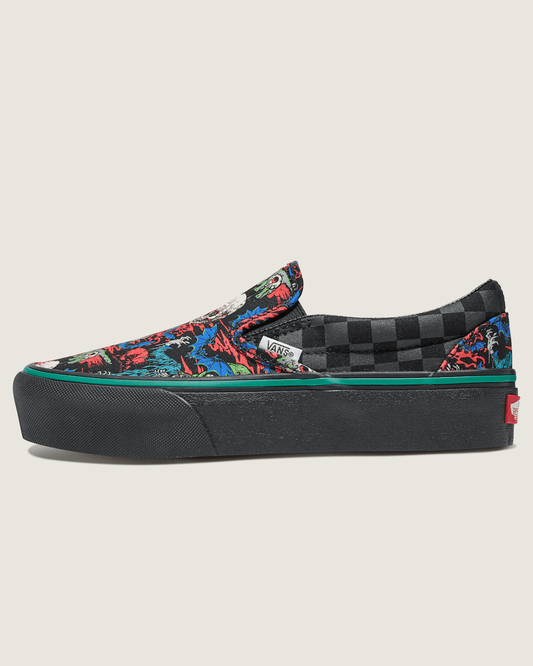 Customs Classic Slip-On Platform Halloween Shoe in Customs | Vans outlet