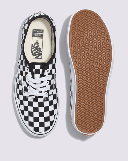 Customs Authentic Checkerboard Wide Shoe in Customs | Vans sale