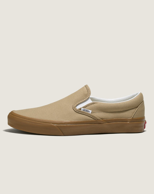 Customs Classic Slip-On Wide Shoe in Tan Brown | Vans online