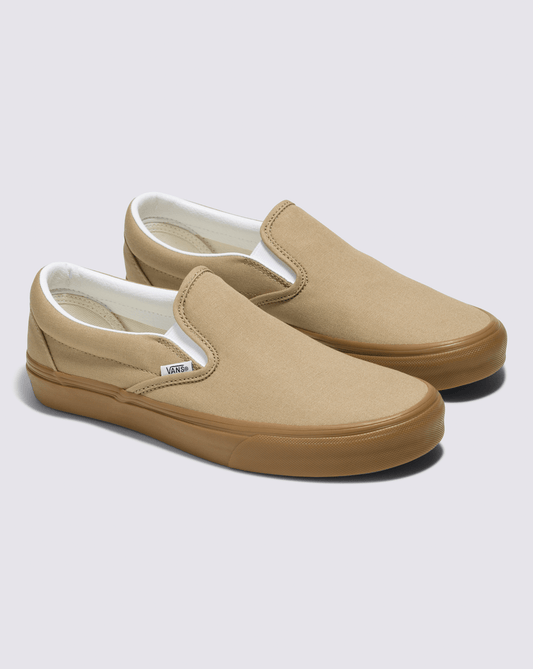 Customs Classic Slip-On Wide Shoe in Tan Brown | Vans online