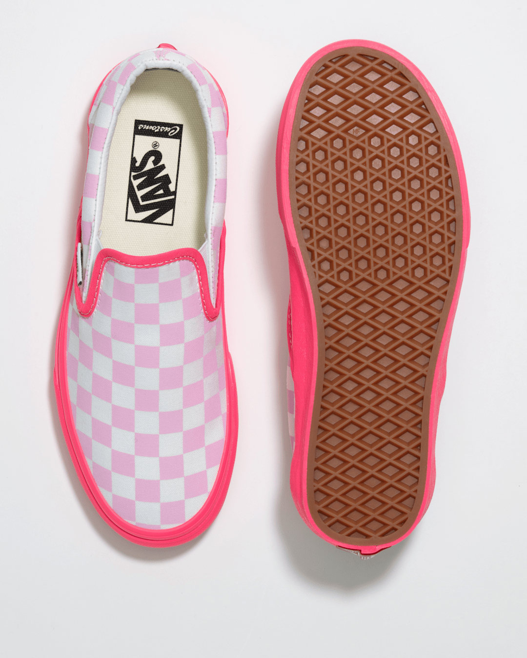 Customs Classic Slip-On Checkerboard Wide Shoe in Customs | Vans sale
