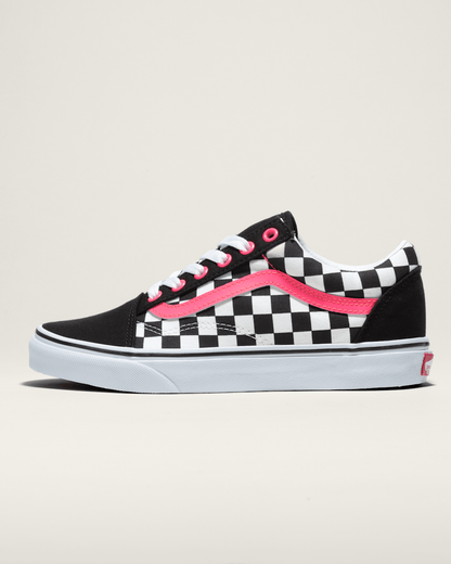 Customs Old Skool Checkerboard Wide Shoe in Customs | Vans outlet