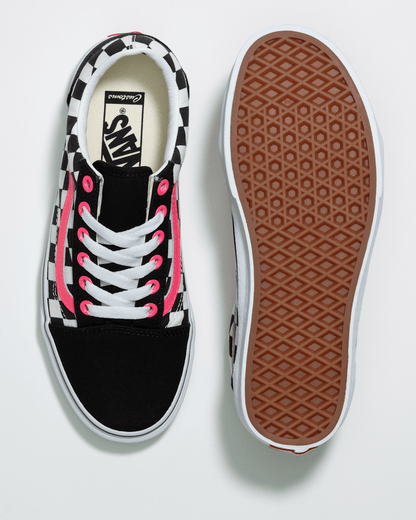 Customs Old Skool Checkerboard Wide Shoe in Customs | Vans outlet