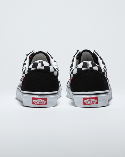 Customs Old Skool Checkerboard Wide Shoe in Customs | Vans outlet
