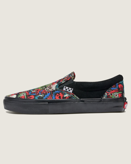Customs Skate Slip-On Halloween Shoe in Customs | Vans on sale