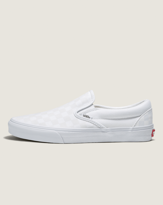 Customs Classic Slip-On Checkerboard Wide Shoe in Customs | Vans outlet