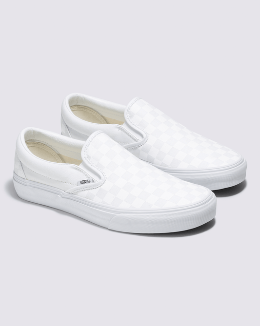 Customs Classic Slip-On Checkerboard Wide Shoe in Customs | Vans outlet