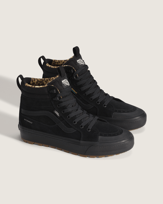Sk8-Hi Waterproof Insulated Shoe in Leopard Black | Vans outlet