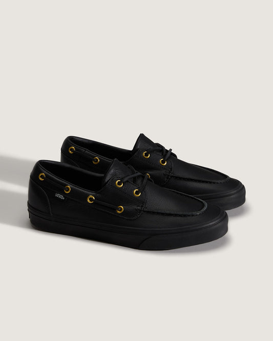 2-Eyelet Boat Shoe in Black | Vans sale