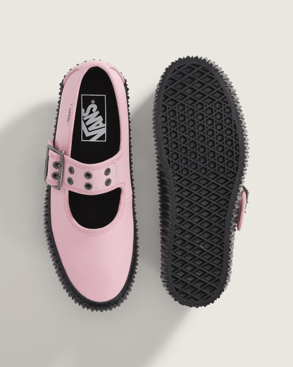 Mary Jane Creeper Shoe in Coral Blush Pink | Vans discount