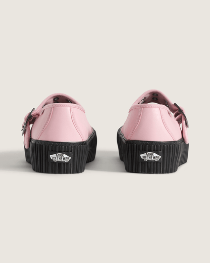 Mary Jane Creeper Shoe in Coral Blush Pink | Vans discount