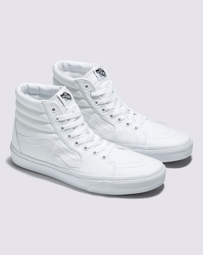 Sk8-Hi Wide Canvas True White Classics Shoe | Vans sale