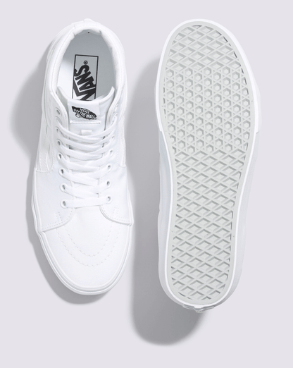 Sk8-Hi Wide Canvas True White Classics Shoe | Vans sale