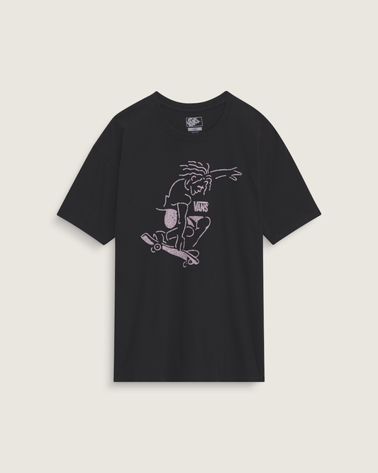 Waffle Shop Skate Crest T-Shirt in Black | Vans sale