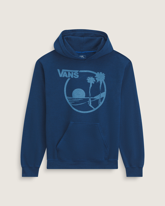Waffle Shop Sun Vans Style Pullover Hoodie in Navy Blue | Vans online