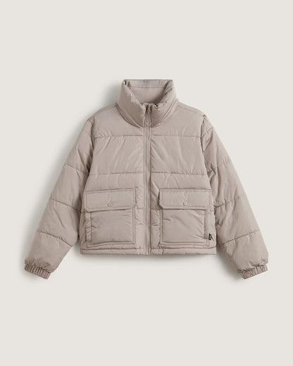 Aubrey Primaloft Puffer Jacket in Mushroom Brown | Vans on sale