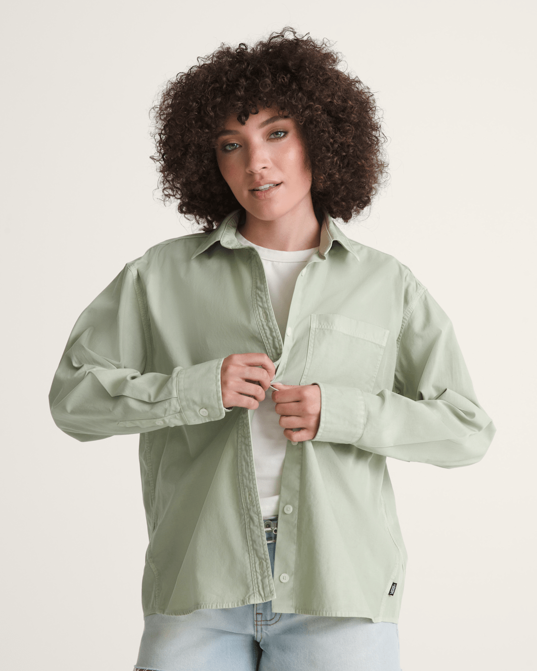 Utility Shirt in Soft Sage Green | Vans discount