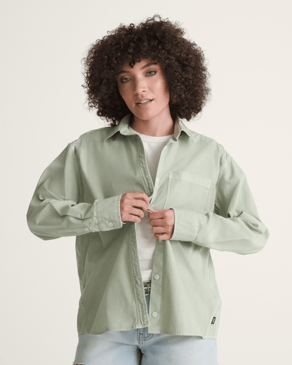 Utility Shirt in Soft Sage Green | Vans discount