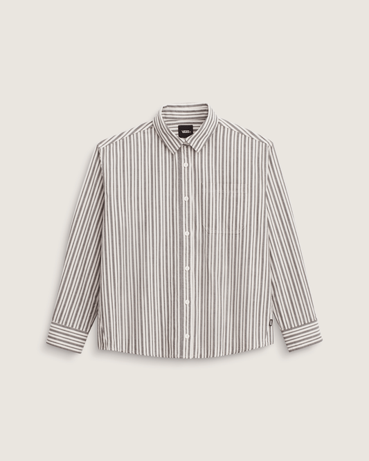 Utility Stripe Shirt in Black-White | Vans near me