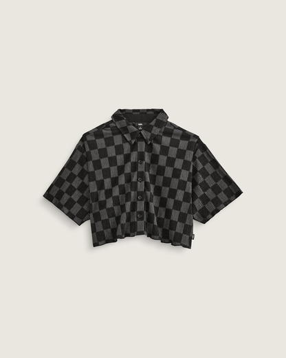 Wren Checkerboard Shirt in Checkerboard Black / Grey | Vans outlet