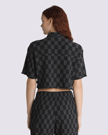 Wren Checkerboard Shirt in Checkerboard Black / Grey | Vans outlet