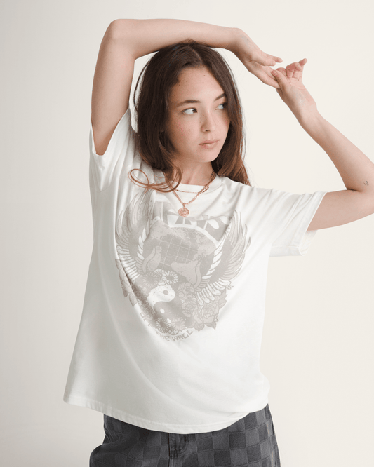 World Peace T-Shirt in Heather White | Vans near me