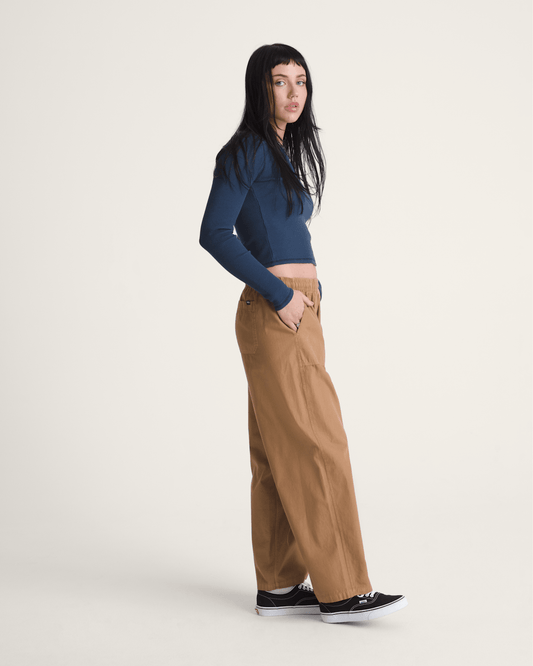 Barrel Pants in Dachshund Brown | Vans online