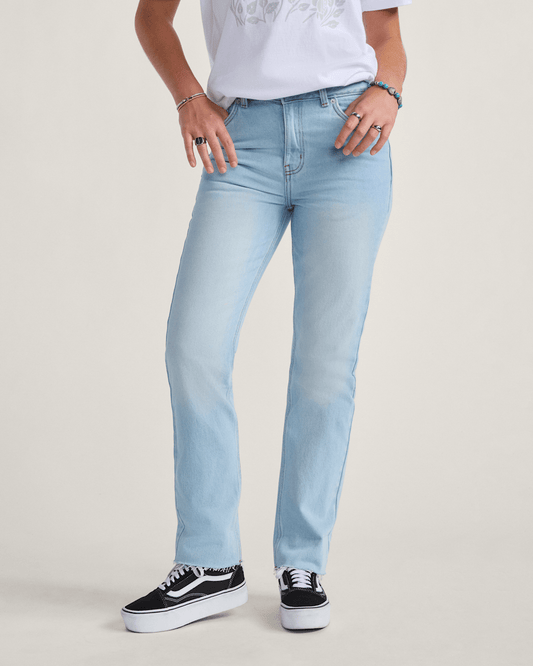 Annabelle Pants in Light Stonewash Blue | Vans on sale